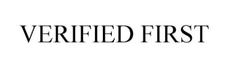 VERIFIED FIRST